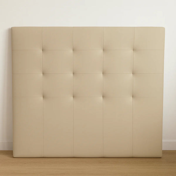 Cabecero Tapizado Acolchado Capitoné · 120 cm Alto · Polipiel Antihumedad · Desde 90 cm