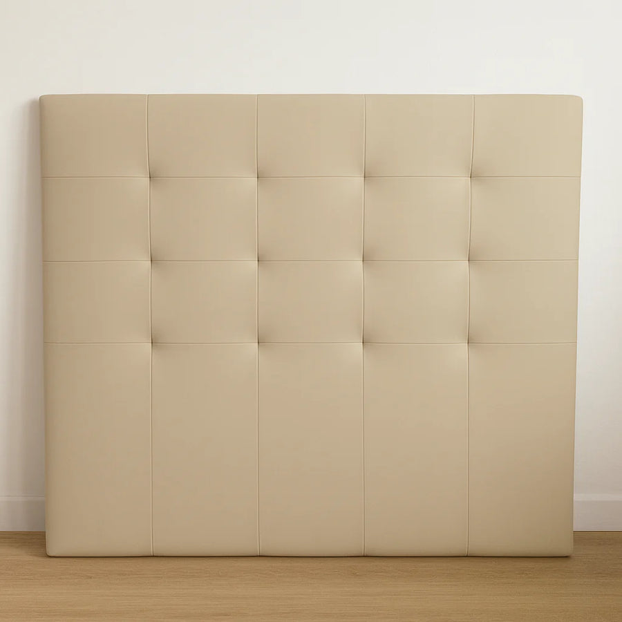 Cabecero Tapizado Acolchado Capitoné · 120 cm Alto · Polipiel Antihumedad · Desde 90 cm